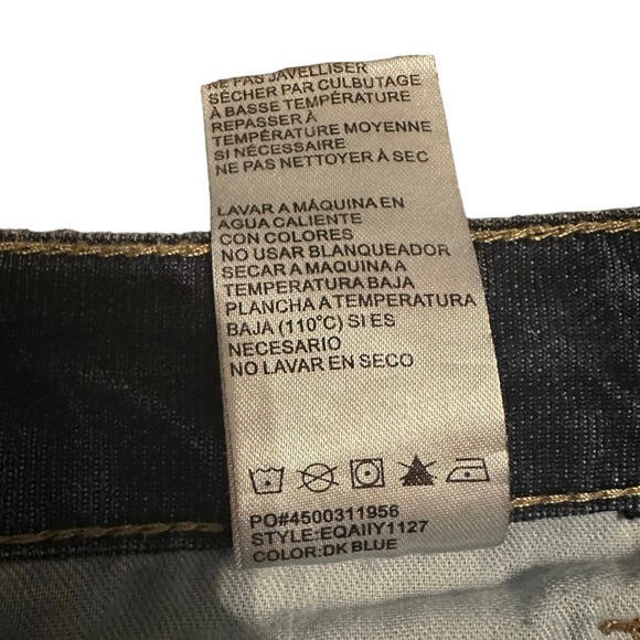 SAM EDELMAN The Mary Jane High Rise Straight Crop Stretch Jeans Size 30 - Picture 11 of 12